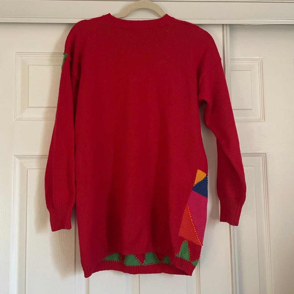 Colorful Vintage Funky Gladys Bagley Sweater Small - Picture 4 of 10